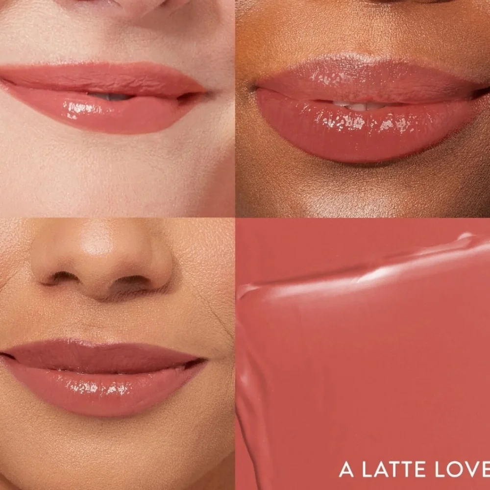 Laura Geller Jelly Balm Hydrating Lip Color: A Latte Love (Rosy Brown), NIB - Picture 2 of 8